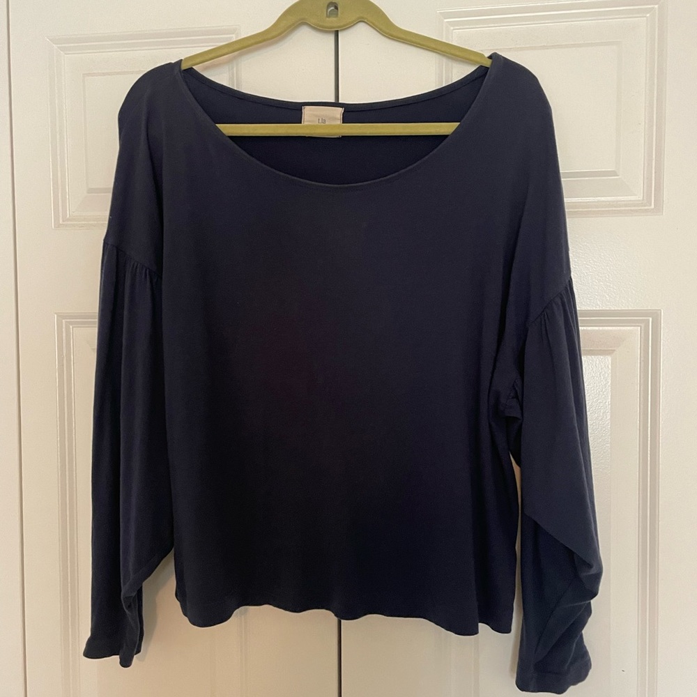 Wide Sleeve Anthropologie Crop Top